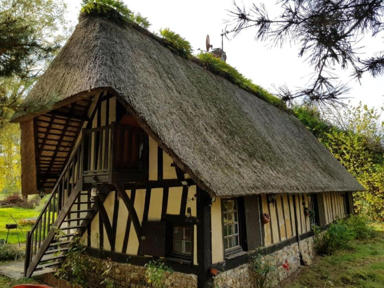 Chaumiere Familiale Weekend & Vacances Paisible Saint-Philbert-sur-Risle Luaran gambar